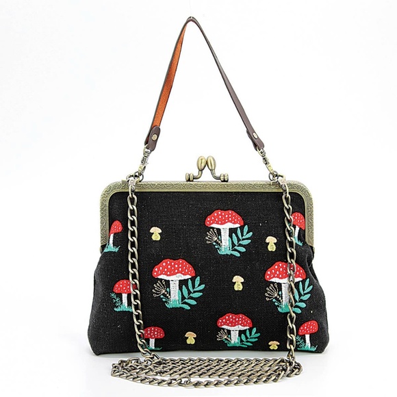 Forest Floor Kiss Lock Handbag - Picture 3 of 4